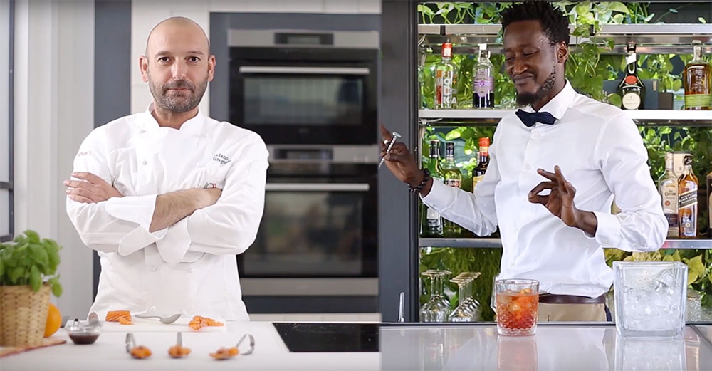 ricetta Negroni e Salmone marinato 