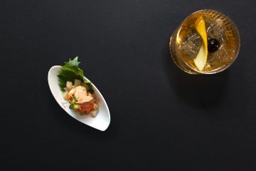 Old fashioned cocktail