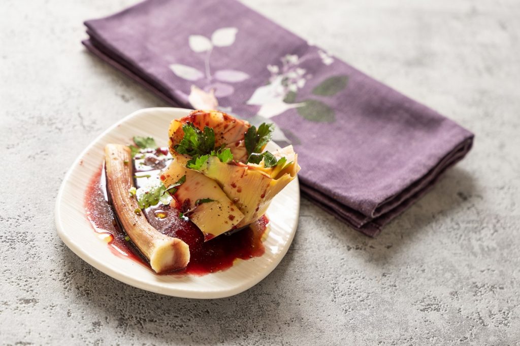 Carciofo con creme de cassis