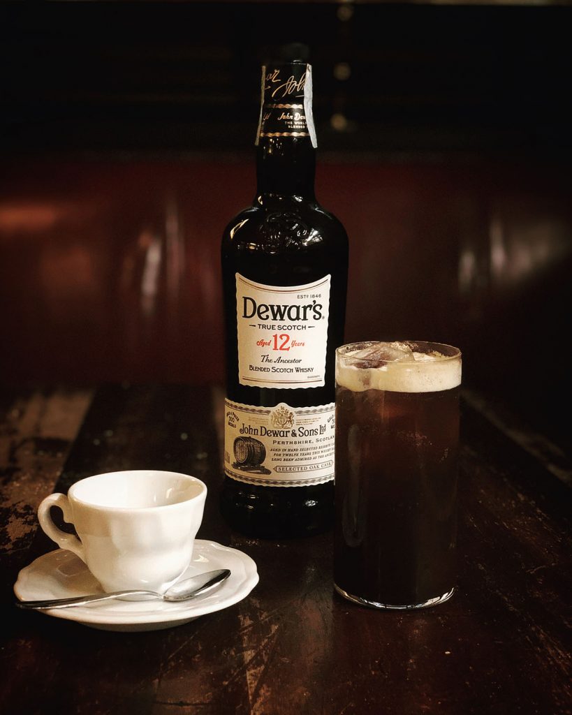 drink COFFEE AND CIGARETTES di Mario Farulla bar manager del Ristorante Baccano di Roma