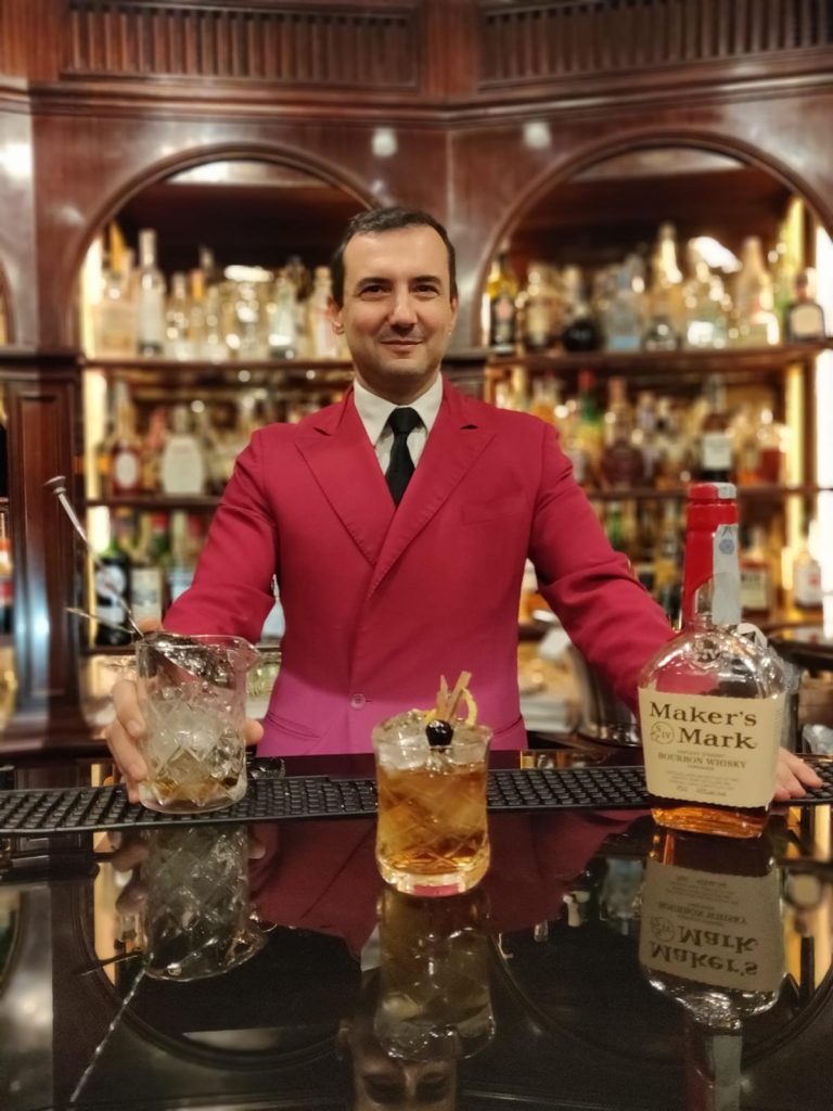 Stefano Santucci head barman dell’Hotel Hassler di Roma