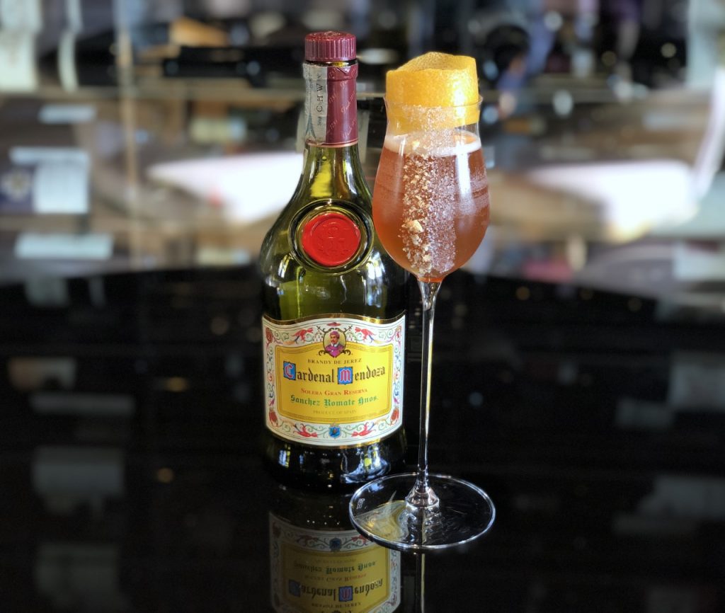 drink BREADY CRUSTA di Sabina Yausheva, bartender del Bar Julep dell'Hotel de la Ville di Roma 2