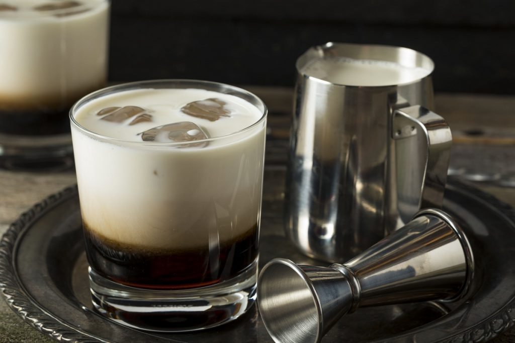 White Russian cocktail