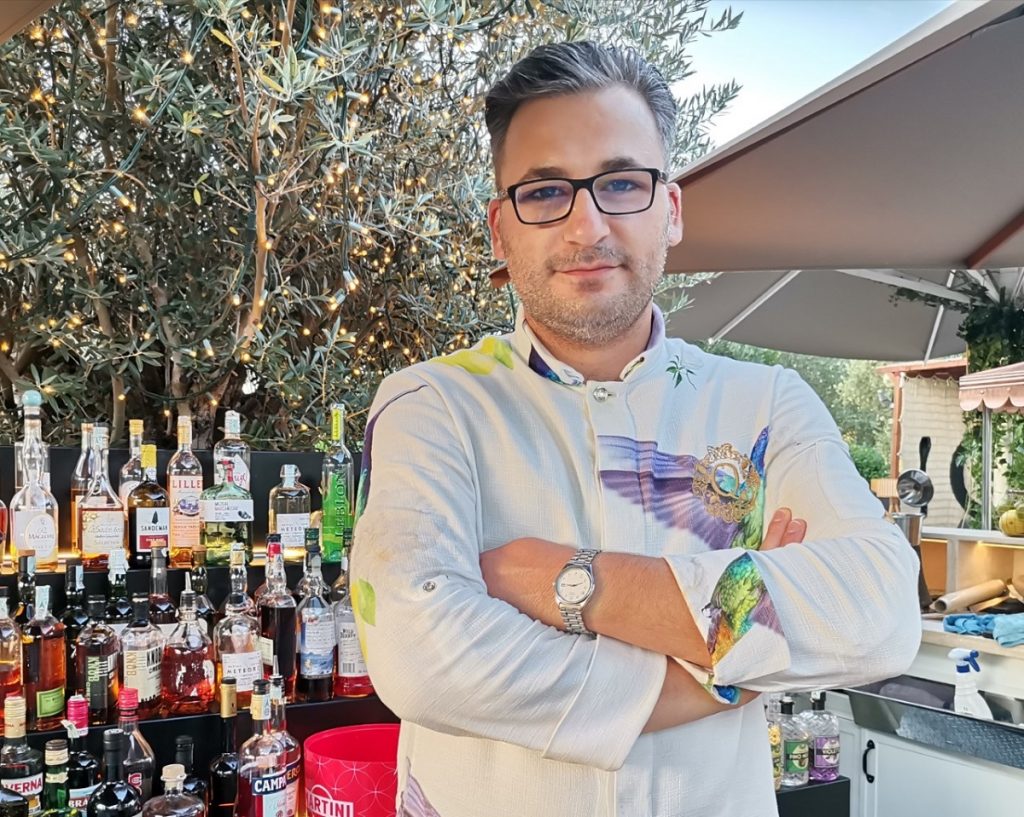 Alessio Navacci barman di QVINTO di Roma