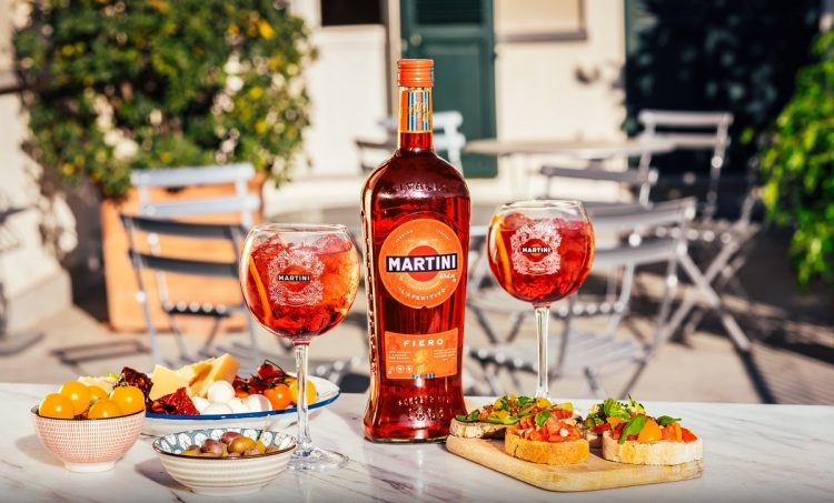 Martini fiero cocktail