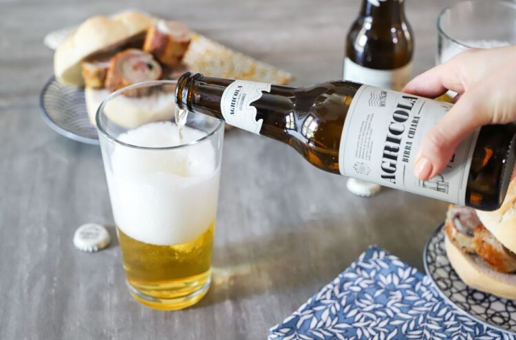 birra Agricola chiara - Rosetta con bombetta_