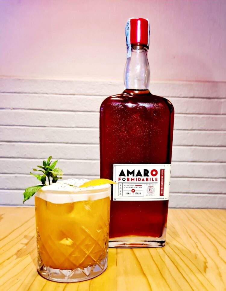 drink TIBERIO IL FORMIDABILE, di Franco Di Pietro bar manager di EGGS a Roma 2