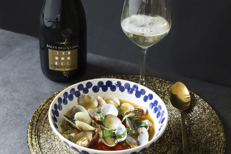 abbinamento prosecco guazzetto di vongole