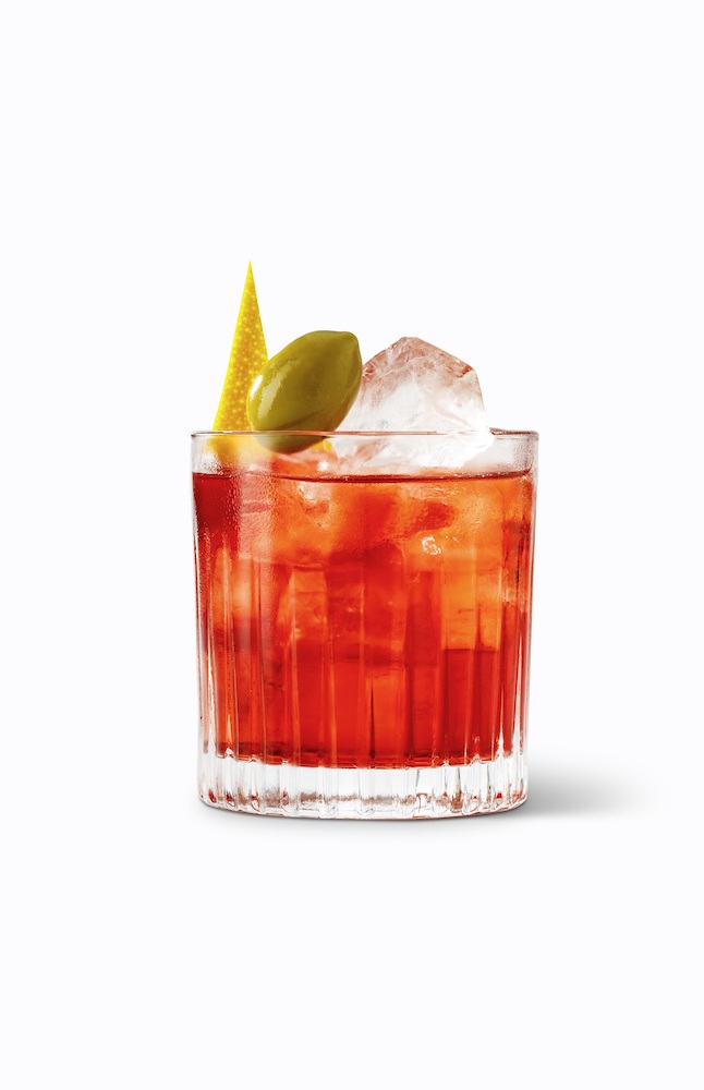 Christmas negroni cocktail sabatini gin