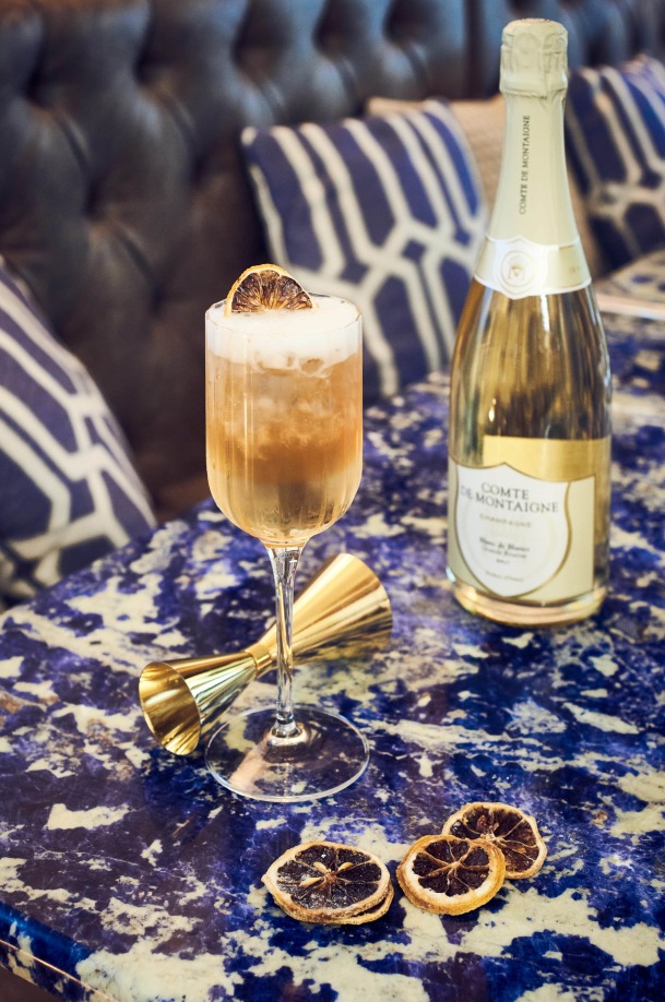 cocktail champagne Il Cavaliere del Comte