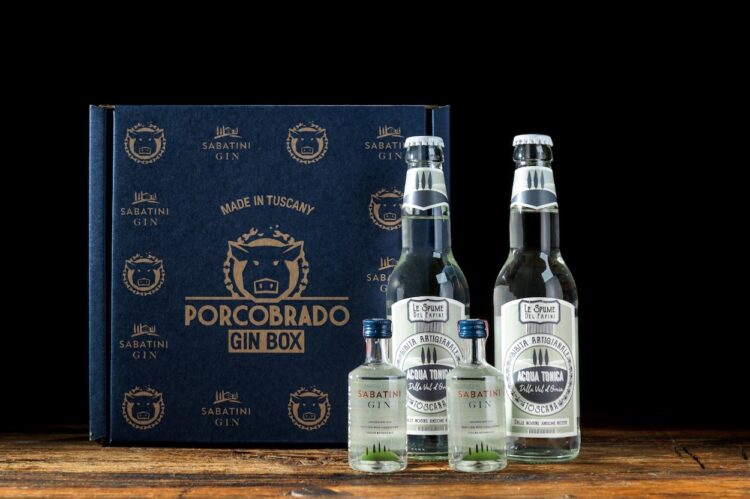 Porcobrado Gin Box feat Sabatini Gin