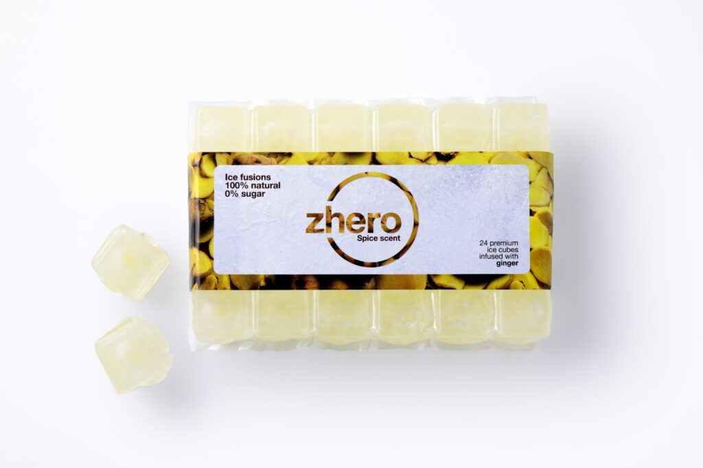 ghiaccio aromatizzato zhero ice cube