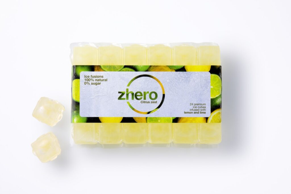 ghiaccio aromatizzato zhero ice cube