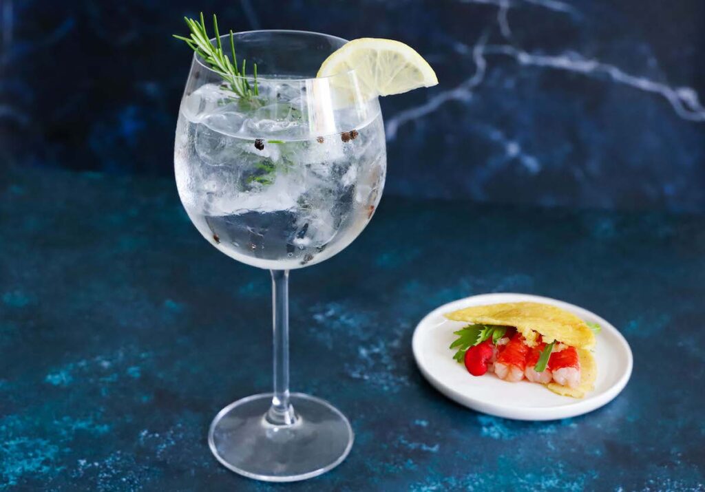 gin tonic abbinamento farinata