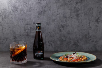 chino sanpellegrino e pane cunzato scomposto