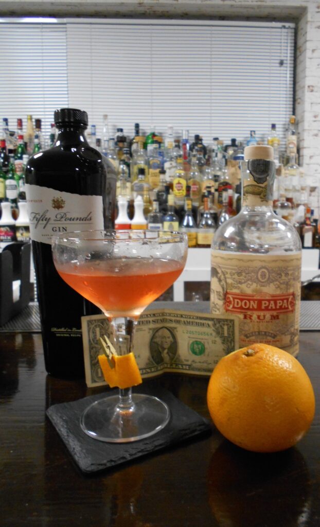 drink DOLLARS AND ORANGE ispirato a Una poltrona per due di Alessio Ciucci bartender del Borgo La Chiaracia Resort SPA di Castel Giorgio Terni