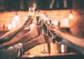 brindisi con champagne