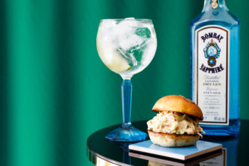 abbinamento gourmet tra bombay tonic e panino con aragosta