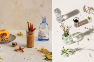 cocktail d'autunno con gin mare