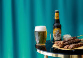 birra Kozel lager e arrosticini