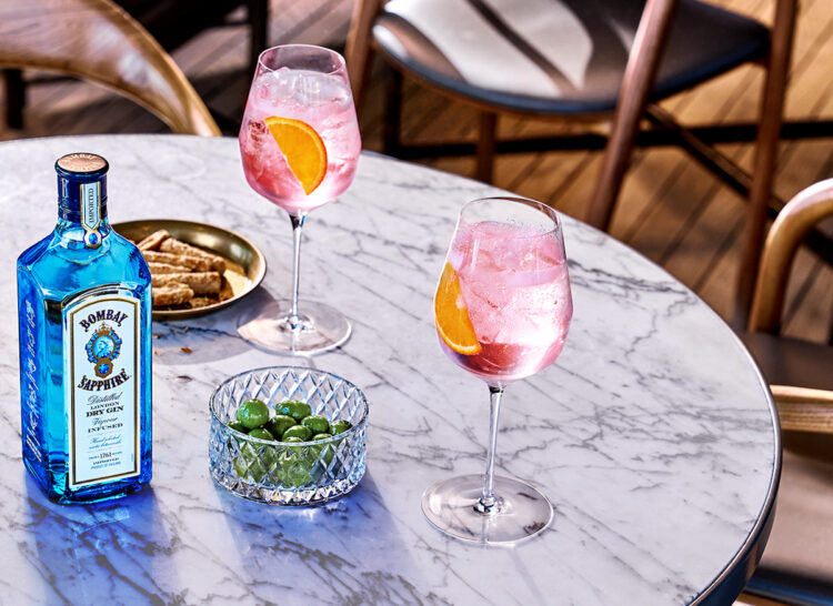 cocktail di San Valentino con Bombay Sapphire gin