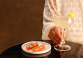 French 75 e salmone con yogurt greco